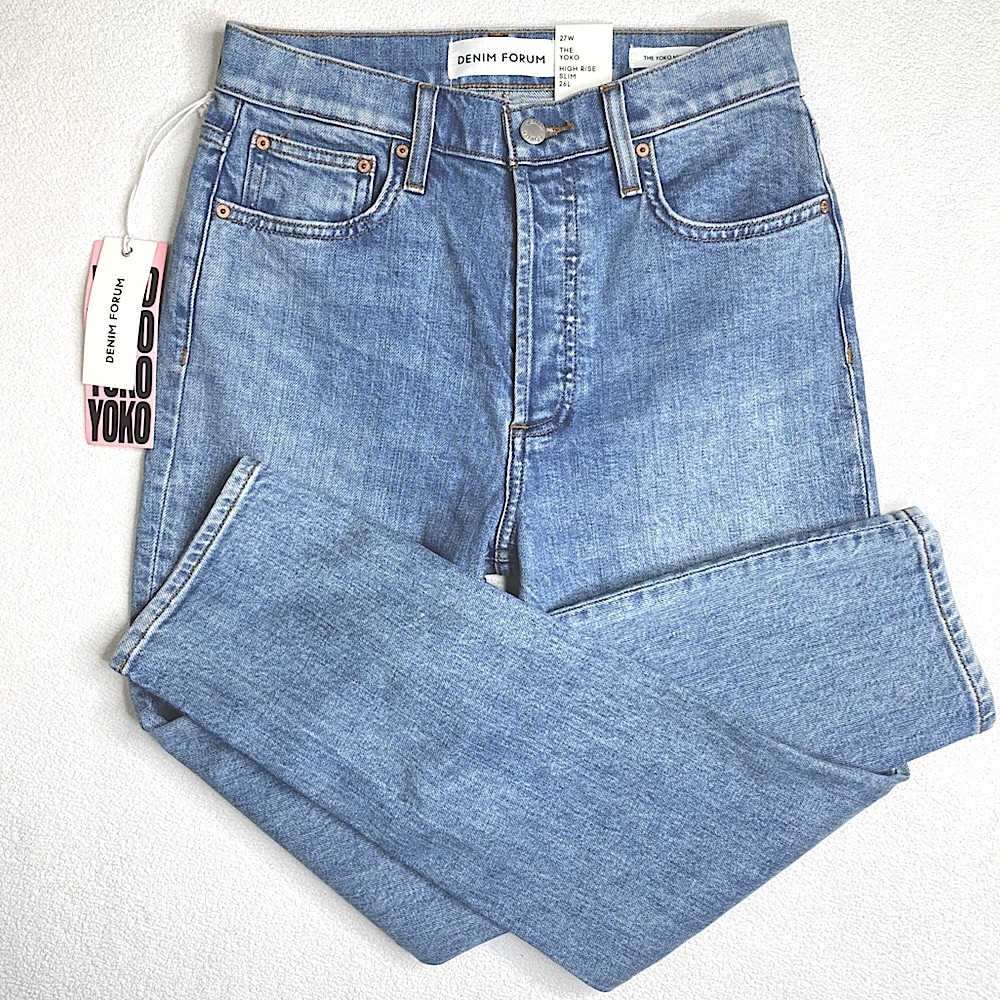 Denim Forum Aritzia 'The Yoko High Rise' Slim
High-waisted Denim Jeans Size (27) - Picture 4 of 15